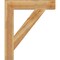 Ekena Millwork Traditional Block Rough Sawn Bracket, Western Red Cedar, 6"W x 34"D x 40"H BKT06X34X40TRA05RWR - alternate 3